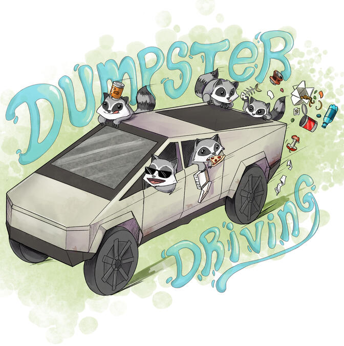 Dumpster Driving, or Meals on Wheels